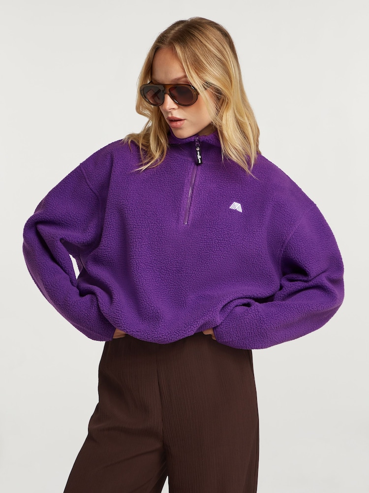 4th Arq Purple Phoenix Half-Zip Fleece - Image 1 of 6