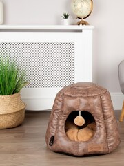 Scruffs® Brown Knightsbridge Cat Bed - Image 1 of 4