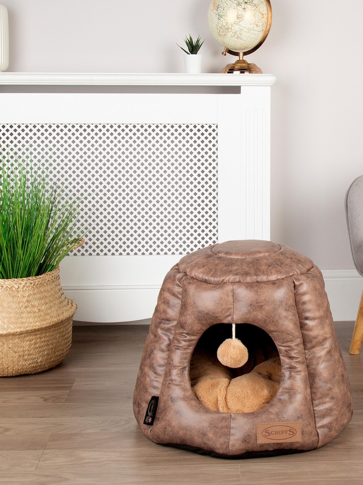 Scruffs® Brown Knightsbridge Cat Bed - Image 1 of 4