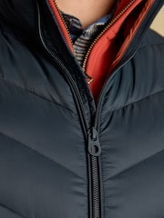 Joules Garrett Navy Showerproof Padded Gilet - Image 7 of 8