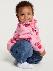 4th Arq Pink Kids Half-Zip Fleece - Image 3 of 5