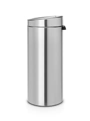 Brabantia Matt Steel Fingerprint Proof New 30L Touch Bin - Image 1 of 6