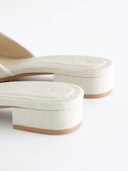 Cream Forever Comfort ® Corsage Flower Mules - Image 7 of 10