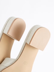 Cream Forever Comfort ® Corsage Flower Mules - Image 8 of 10