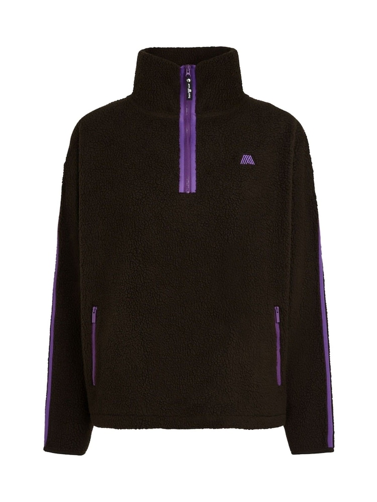 4th Arq Dark Brown Maddox Half-Zip Fleece - Image 6 of 6 4th Arq Dark Brown Maddox Half-Zip Fleece - Image 6 of 6