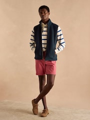 Joules Greenfield Navy Blue Full Zip Fleece Gilet - Image 3 of 10