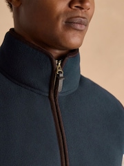Joules Greenfield Navy Blue Full Zip Fleece Gilet - Image 5 of 10