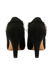 Lotus Black Microfibre Shoe Boots - Image 3 of 4