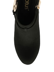 Lotus Black Microfibre Shoe Boots - Image 4 of 4