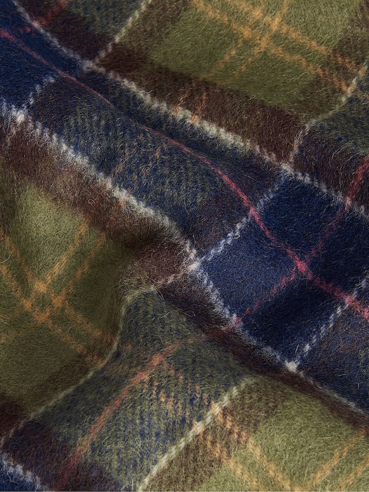 Barbour® Classic Tartan Tartan Check Lambswool Scarf - Image 6 of 6