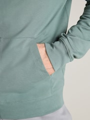 Green Lightweight 100% Cotton Zip-Up Hoodie - Image 6 of 10