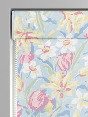 Laura Ashley China Blue Tulips Made to Measure 100% Cotton Roman Blinds - Image 3 of 6