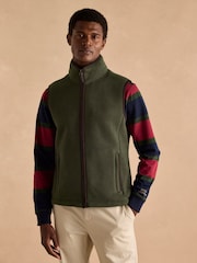 Chaleco polar verde con cremallera completa Greenfield de Joules - Imagen 1 de 9