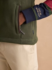 Chaleco polar verde con cremallera completa Greenfield de Joules - Imagen 8 de 9