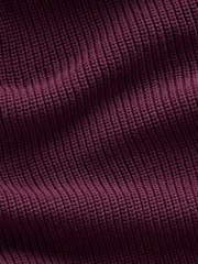 Gap Burgundy Red Relaxed Shaker Jumper - Image 4 of 4
