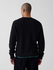 Gap Black Relaxed Shaker Jumper - Image 2 of 4