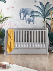 Obaby Grey Stamford Classic Cot Bed - Image 1 of 7