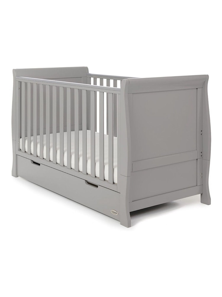 Obaby Grey Stamford Classic Cot Bed - Image 2 of 7