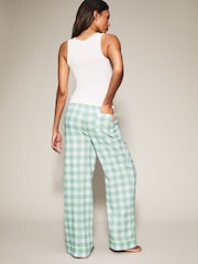 Knickerbox Green Gingham Vest Top & Trouser Pyjamas Set - Image 2 of 7