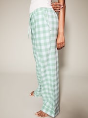 Knickerbox Green Gingham Vest Top & Trouser Pyjamas Set - Image 6 of 7
