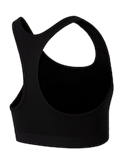 Nike Black Nike Swoosh Medium Support Sports Bra - Image 7 of 7