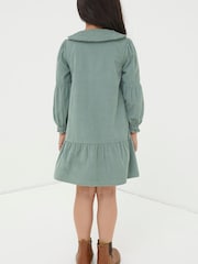 FatFace Green Katy Collared Cord Dress - Image 2 of 5