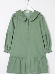 FatFace Green Katy Collared Cord Dress - Image 5 of 5