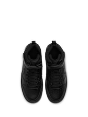 Черный - Nike подростковые кроссовки средней длины Nike Court Borough - Image 4 of 8