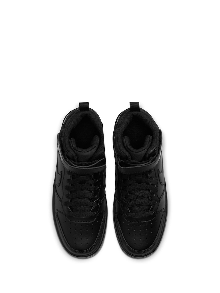 Zwart - Nike Court Borough Mid sneakers voor jeugd - Image 4 of 8