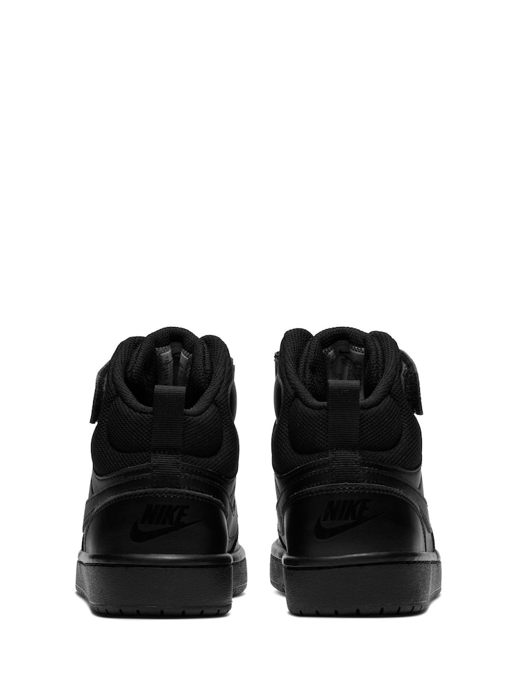 Zwart - Nike Court Borough Mid sneakers voor jeugd - Image 5 of 8