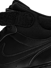 Черный - Nike подростковые кроссовки средней длины Nike Court Borough - Image 8 of 8