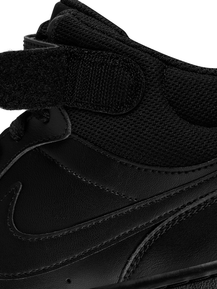 Schwarz - Nike Youth Court Borough Mid Turnschuhe - Bild 8 von 8 Schwarz - Nike Youth Court Borough Mid Turnschuhe - Bild 8 von 8