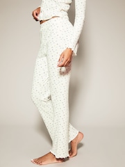Knickerbox Floral Rib Long Sleeve Pyjamas Set - Bild 5 von 7