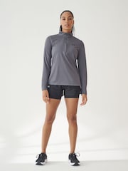Under Armour Grey Solid Tech 1/2 Zip Top - Image 2 of 7