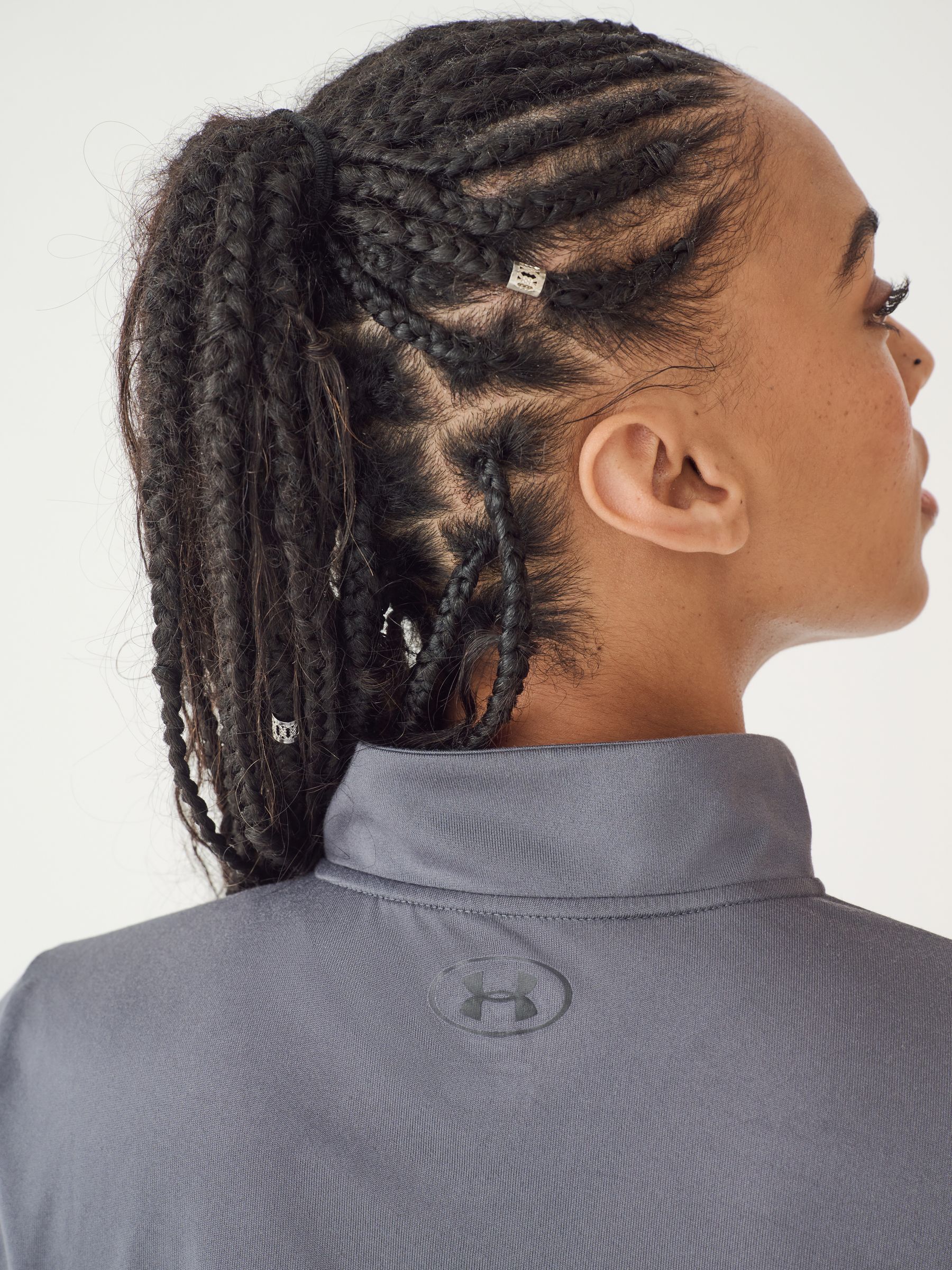Buy Under Armour Grey Solid Tech 1/2 Zip Top from Next USA