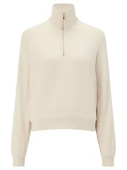 Knickerbox Cream Scuba Zip Jumper - Image 5 of 5