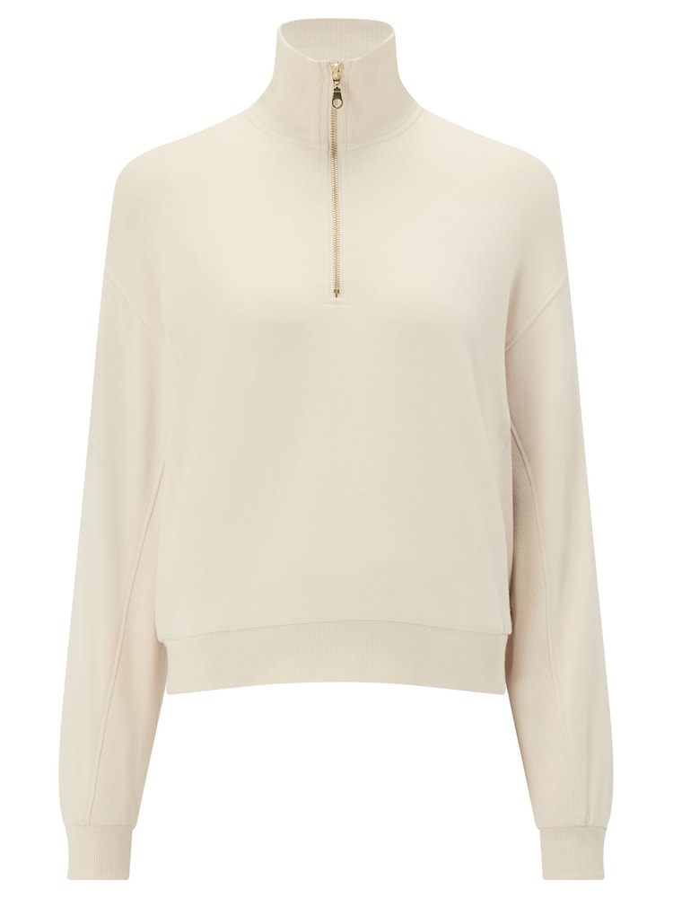 Knickerbox Cream Scuba Zip Jumper - Image 5 of 5 Knickerbox Cream Scuba Zip Jumper - Image 5 of 5