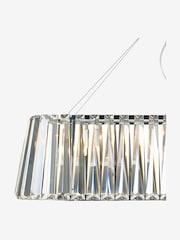 Dar Lighting Clear Cecilia 3 Light Ceiling Light Pendant - Image 3 of 4