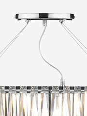 Dar Lighting Clear Cecilia 3 Light Ceiling Light Pendant - Image 4 of 4