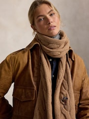 Polo Ralph Lauren Brown Bear Wrap Scarf - Image 2 of 2