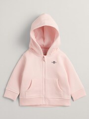 GANT Baby Shield Logo Full Zip Hoodie - Image 1 of 2