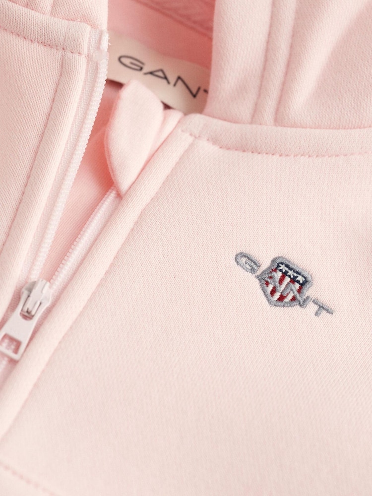 GANT Baby Shield Logo Full Zip Hoodie - Image 2 of 2