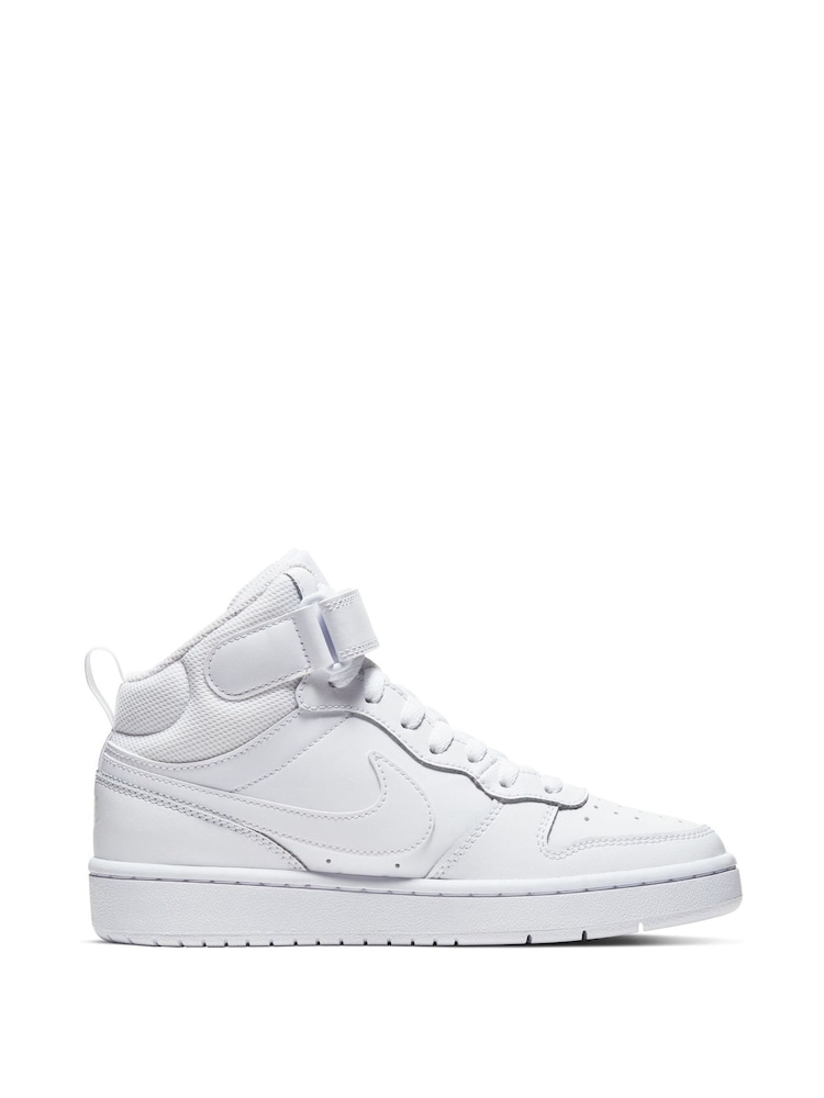 Wit - Nike Court Borough Mid sneakers voor jeugd - Image 3 of 10