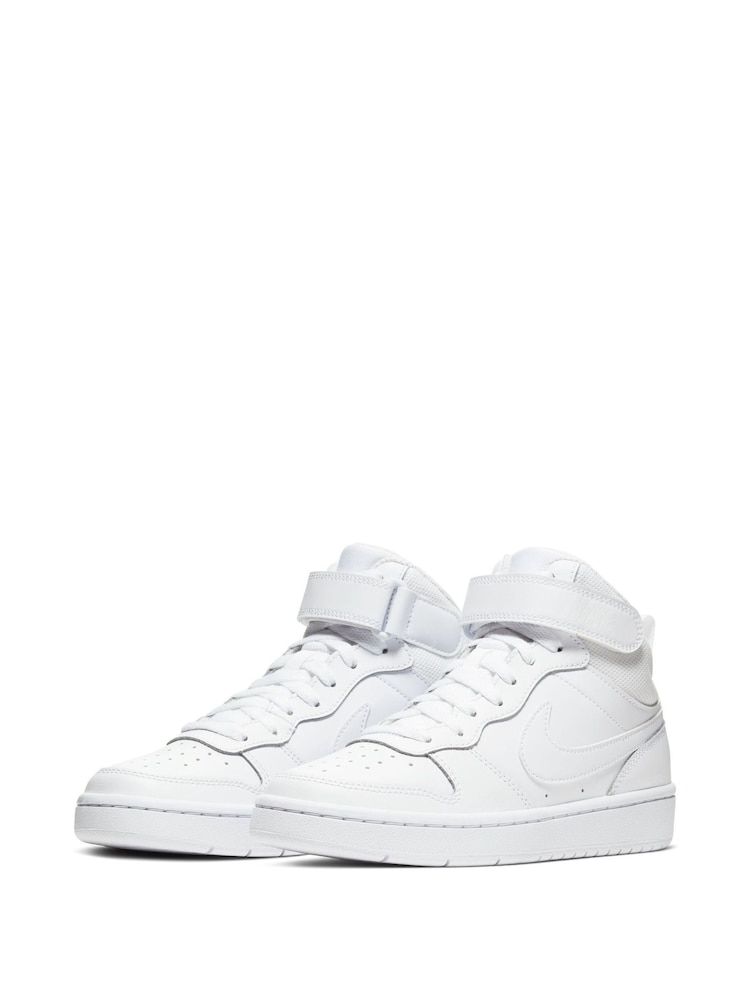 Wit - Nike Court Borough Mid sneakers voor jeugd - Image 7 of 10