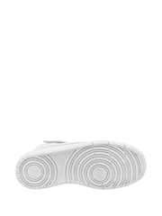 Nike White Youth Court Borough Mid Trainers - Image 9 of 10