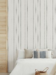 A Street Grey Orleans Stripe Wallpaper - Image 1 of 1