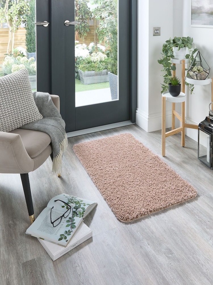 My Rug Pink Washable And Stain Resistant And So Soft Textured Rug - Image 1 of 6