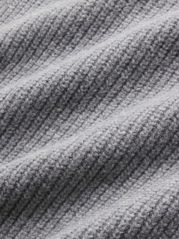 Gap Grey CashSoft Mock Neck Knitted Vest - Image 3 of 3 Gap Grey CashSoft Mock Neck Knitted Vest - Image 3 of 3