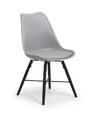 Julian Bowen Grey Set of 2 Kari Dining Chairs - Image 3 of 3