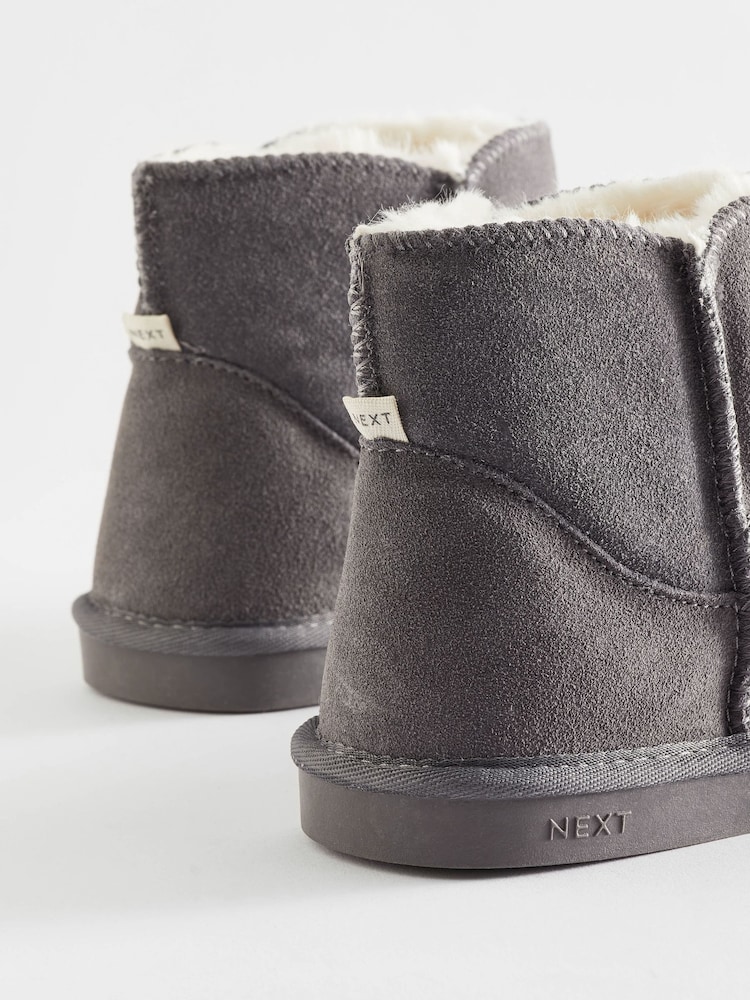 Womens Boots Grey Fur Boots Faux Fur Boots For Women Fuzzy Fluffy